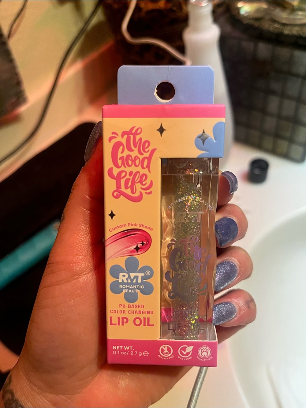 Source Unknown The Good Life Pink & Clear Lip Oil